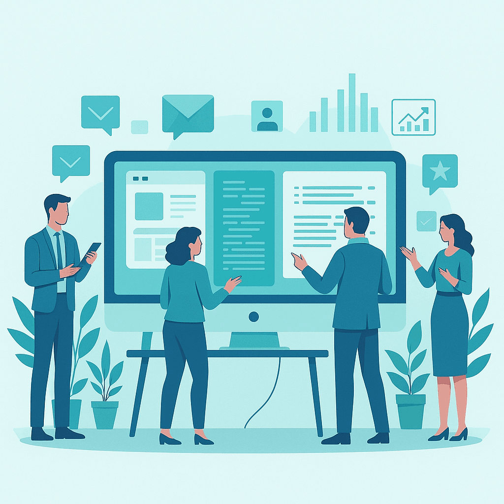 Digital transformation and growth dashboard
